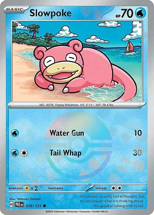 Slowpoke — Prismatic Evolutions - Poké Ball Reverse Holo