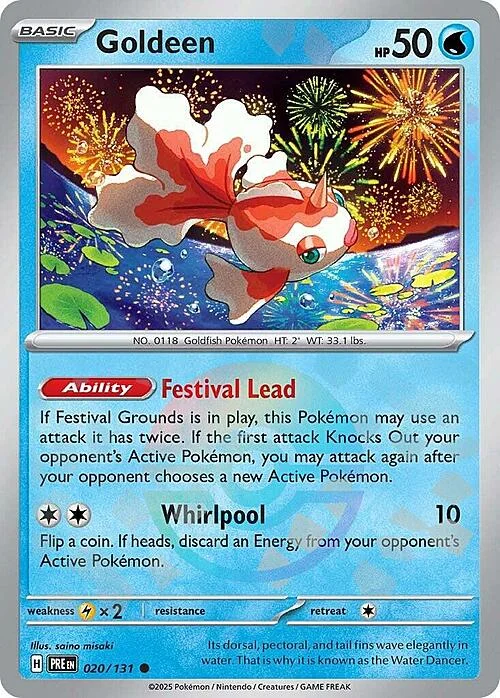 Goldeen — Prismatic Evolutions - Poké Ball Reverse Holo