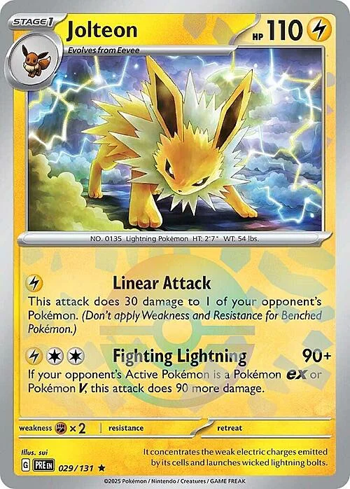 Jolteon — Prismatic Evolutions - Poké Ball Reverse Holo