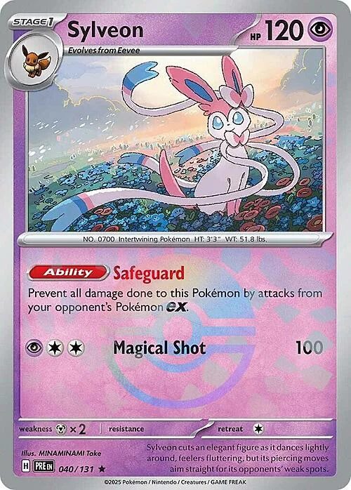 Sylveon — Prismatic Evolutions - Poké Ball Reverse Holo