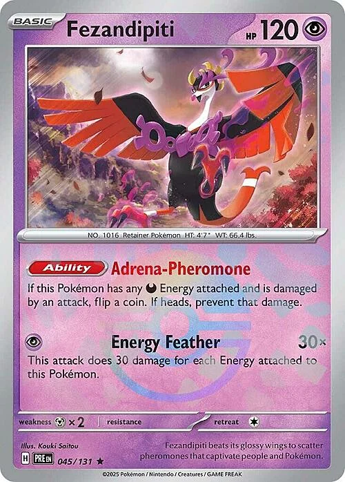 Fezandipiti — Prismatic Evolutions - Poké Ball Reverse Holo