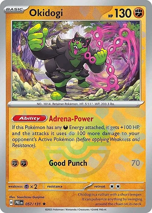 Okidogi — Prismatic Evolutions - Poké Ball Reverse Holo