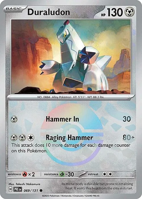 Duraludon — Prismatic Evolutions - Poké Ball Reverse Holo