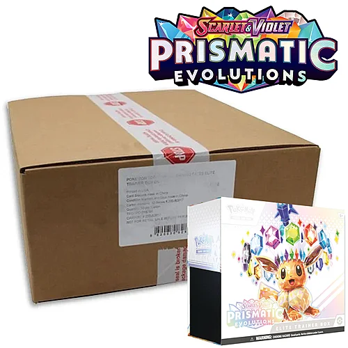 Prismatic Evolutions | 10 Elite Trainer Box Case — Prismatic Evolutions