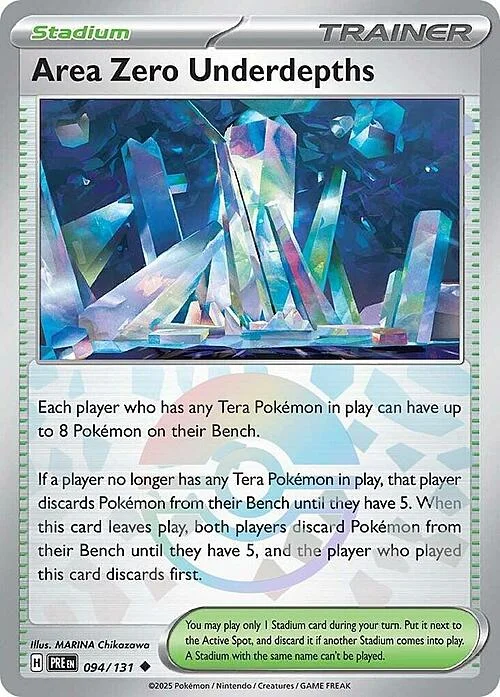 Area Zero Underdepths — Prismatic Evolutions - Poké Ball Reverse Holo