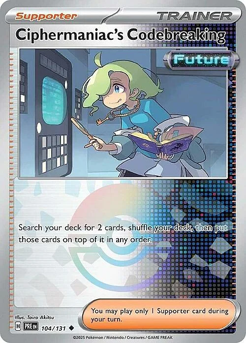 Ciphermaniac's Codebreaking — Prismatic Evolutions - Poké Ball Reverse Holo