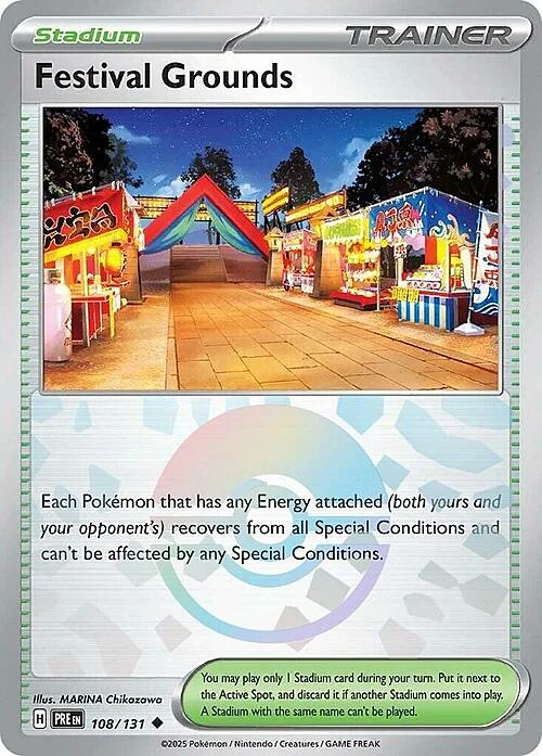 Festival Grounds — Prismatic Evolutions - Poké Ball Reverse Holo
