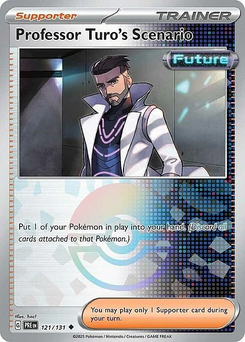 Professor Turo's Scenario — Prismatic Evolutions - Poké Ball Reverse Holo