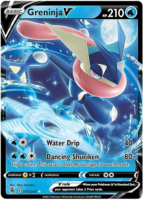 Greninja V — Theme Deck & Blisters Exclusives