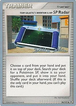 Team Galactic's Invention G-109 SP Radar — World Championship Decks 2009
