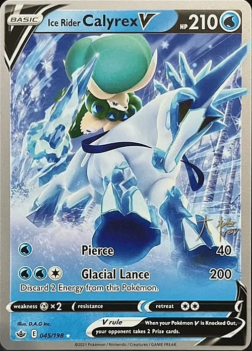Ice Rider Calyrex V — World Championship Decks 2022