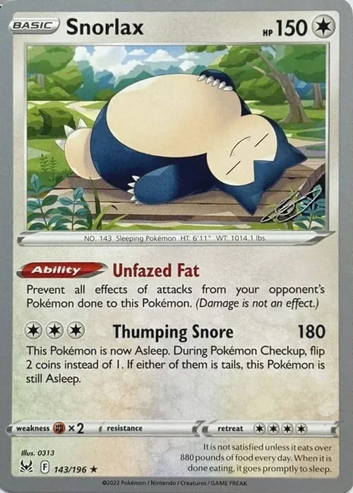 Snorlax — World Championship Decks 2023