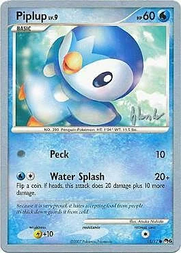 Piplup LV.9 — World Championship Decks 2008