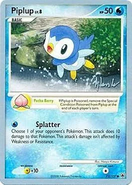 Piplup LV.8 — World Championship Decks 2008
