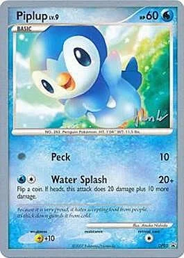 Piplup LV.9 — World Championship Decks 2008