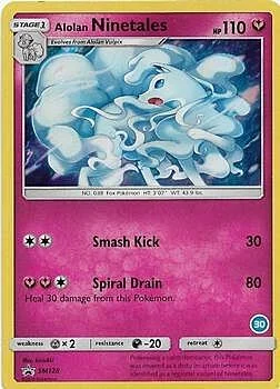 Alolan Ninetales — SM Trainer Kit: Alolan Sandslash & Alolan Ninetales