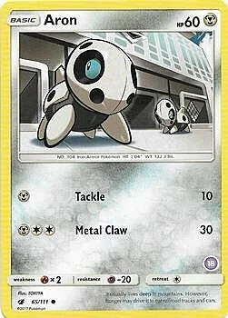 Aron — SM Trainer Kit: Alolan Sandslash & Alolan Ninetales