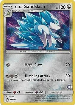 Alolan Sandslash — SM Trainer Kit: Alolan Sandslash & Alolan Ninetales