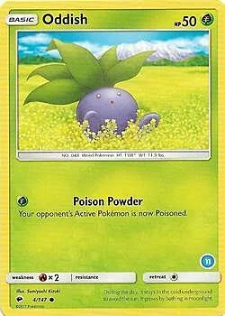 Oddish — SM Trainer Kit: Alolan Sandslash & Alolan Ninetales