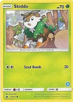 Skiddo — SM Trainer Kit: Alolan Sandslash & Alolan Ninetales
