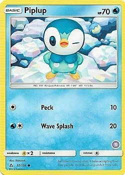 Piplup — SM Trainer Kit: Alolan Sandslash & Alolan Ninetales