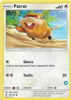Patrat — SM Trainer Kit: Alolan Sandslash & Alolan Ninetales
