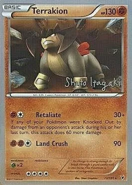 Terrakion — World Championship Decks 2012
