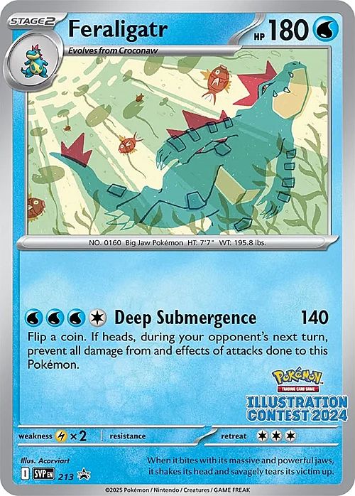 Feraligatr — SV Black Star Promos