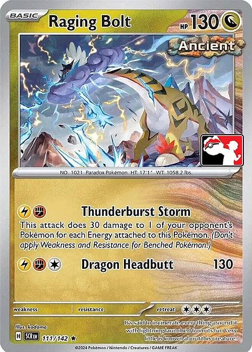 Raging Bolt — Play! Pokémon Prize Pack Series