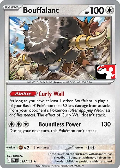 Bouffalant — Play! Pokémon Prize Pack Series