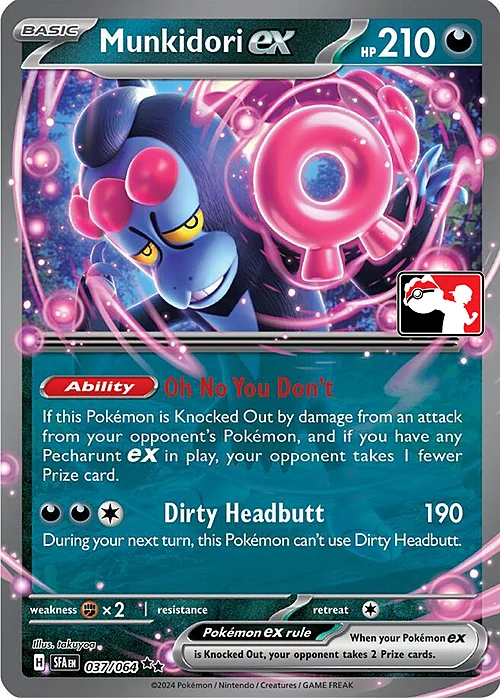 Munkidori ex — Play! Pokémon Prize Pack Series