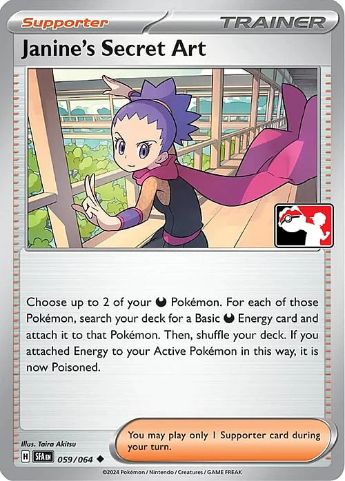 Janine's Secret Art — Play! Pokémon Prize Pack Series