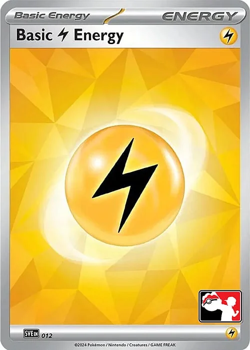 Basic Lightning Energy — Play! Pokémon Prize Pack Series