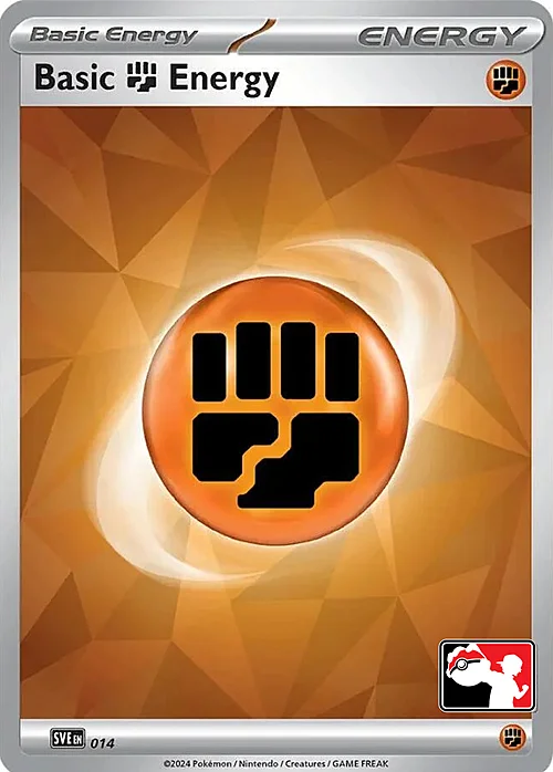 Basic Fighting Energy — Play! Pokémon Prize Pack Series