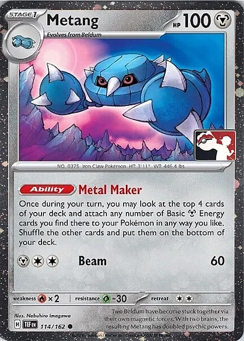 Metang — Play! Pokémon Prize Pack Series