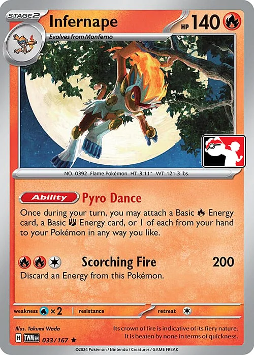 Infernape — Play! Pokémon Prize Pack Series