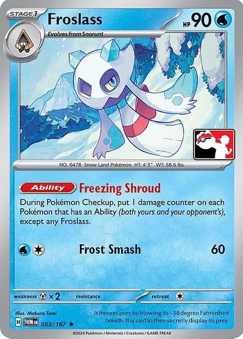 Froslass — Play! Pokémon Prize Pack Series