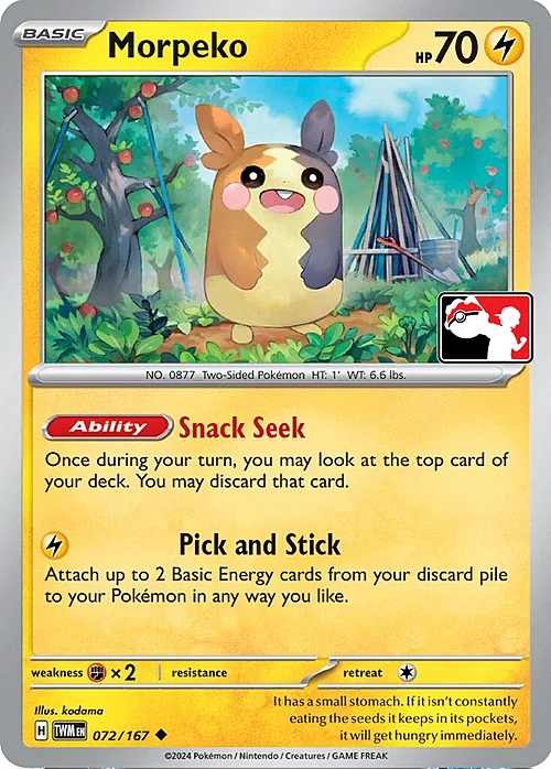 Morpeko — Play! Pokémon Prize Pack Series