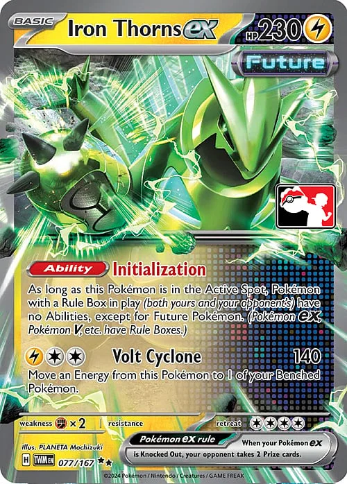Iron Thorns ex — Play! Pokémon Prize Pack Series