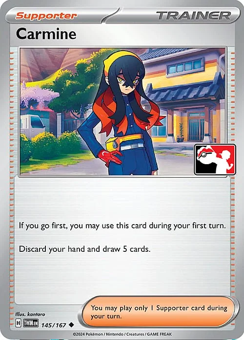 Carmine — Play! Pokémon Prize Pack Series