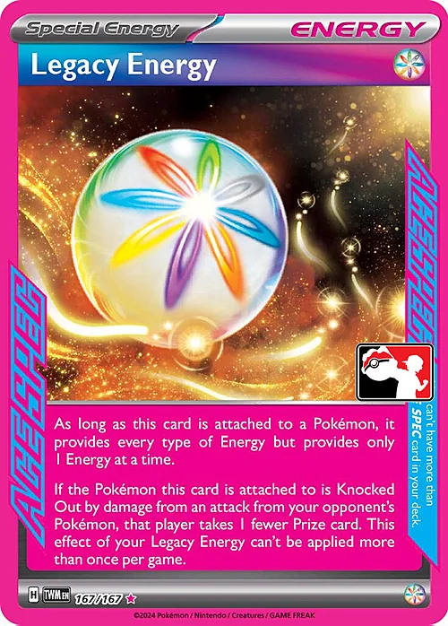 Legacy Energy — Play! Pokémon Prize Pack Series