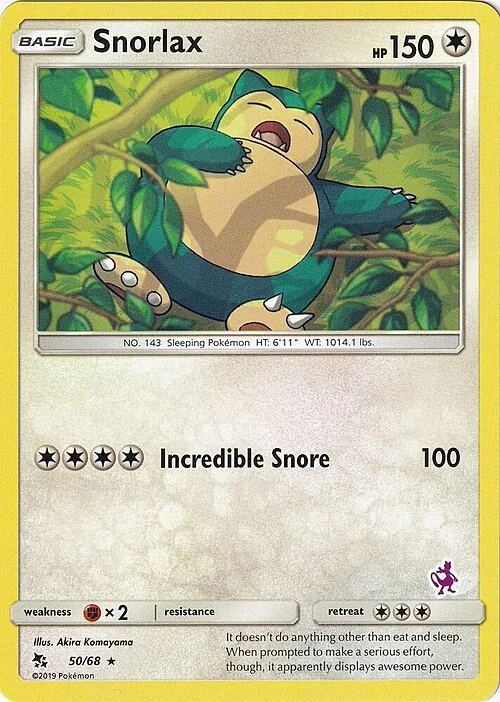 Snorlax — Battle Academy 2020