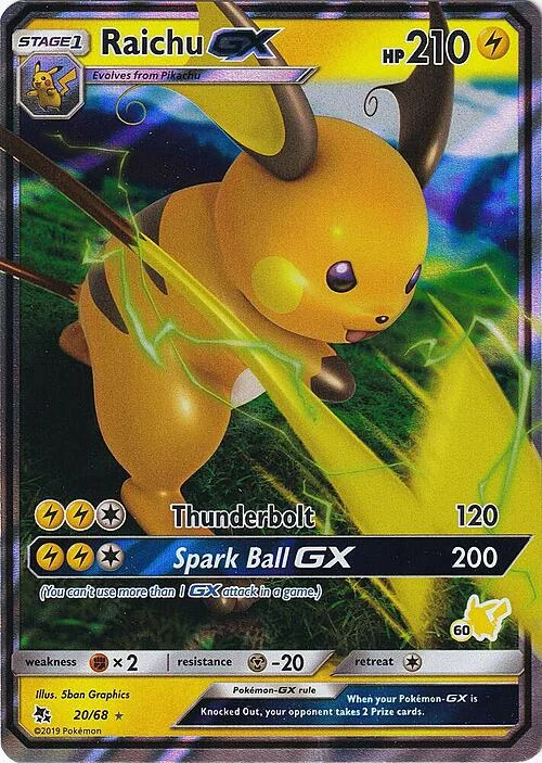 Raichu GX — Battle Academy 2020