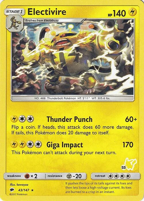 Electivire — Battle Academy 2020
