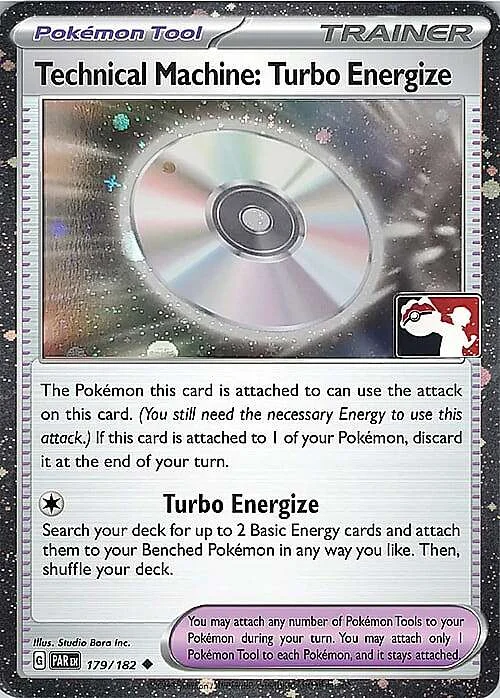 Technical Machine Turbo Energize — Play! Pokémon Prize Pack Series