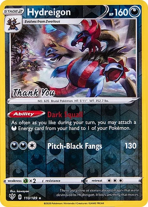 Hydreigon — SWSH Black Star Promos