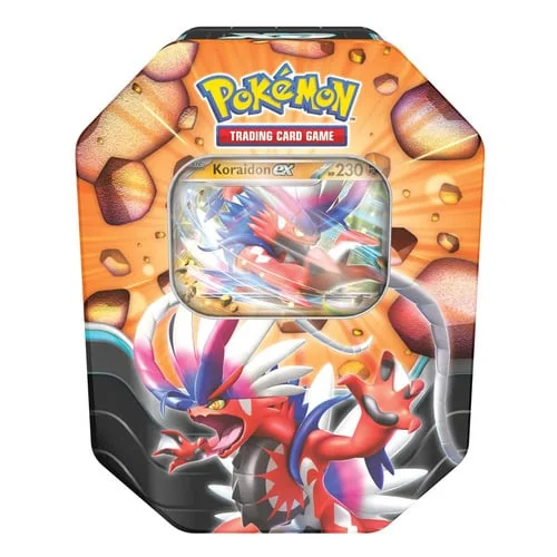 Slashing Legends Tins: Koraidon ex Tin — Scarlet & Violet Products