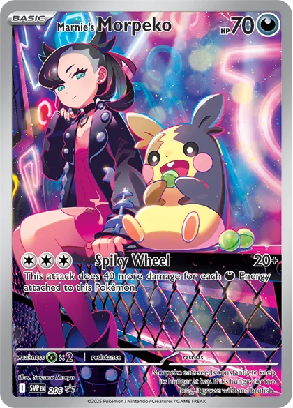 Marnie's Morpeko — SV Black Star Promos
