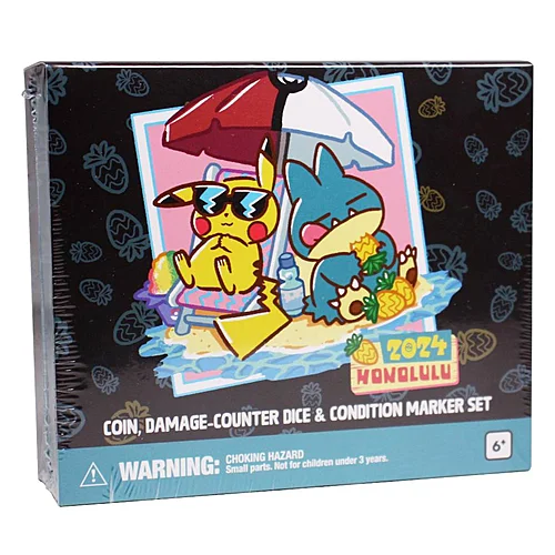 Worlds 2024 Honolulu | Pikachu & Munchlax Dice Set — League Promos