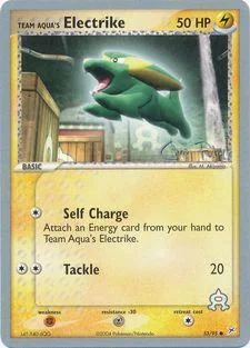 Team Aqua's Electrike — World Championship Decks 2004